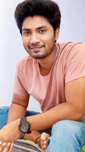 Charming Style in Pink T-Shirt and Blue Jeans