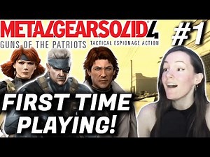 Metal Gear Solid 4: Guns of the Patriots | First Playthrough Part 1