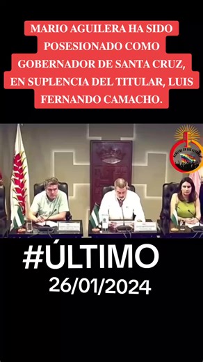 #rebeldeenlasalturas #NoticiasdeHoy #ElAlto #LaPaz #santacruzdelasierra🇳🇬 𝐌𝐀𝐑𝐈𝐎 𝐀𝐆𝐔𝐈𝐋𝐄𝐑𝐀 𝐇𝐀 𝐒𝐈𝐃𝐎 𝐏𝐎𝐒𝐄𝐒𝐈𝐎𝐍𝐀𝐃𝐎 𝐂𝐎́𝐌𝐎 𝐆𝐎𝐁𝐄𝐑𝐍𝐀𝐃𝐎𝐑 𝐃𝐄 𝐒𝐀𝐍𝐓𝐀 𝐂𝐑𝐔𝐙, 𝐄𝐍 𝐒𝐔𝐏𝐋𝐄𝐍𝐂𝐈𝐀 𝐃𝐄𝐋 𝐓𝐈𝐓𝐔𝐋𝐀𝐑, 𝐋𝐔𝐈𝐒 𝐅𝐄𝐑𝐍𝐀𝐍𝐃𝐎 𝐂𝐀𝐌𝐀𝐂𝐇𝐎. 𝐋𝐀 𝐏𝐎𝐒𝐄𝐒𝐈𝐎́𝐍 𝐒𝐄 𝐑𝐄𝐀𝐋𝐈𝐙𝐎́ 𝐄𝐍 𝐒𝐄𝐒𝐈𝐎́𝐍 𝐄𝐗𝐓𝐑𝐀𝐎𝐑𝐃𝐈𝐍𝐀𝐑𝐈𝐀 𝐃𝐄 𝐋𝐀 𝐀𝐒𝐀𝐌𝐁𝐋𝐄𝐀 𝐋𝐄𝐆𝐈𝐒𝐋𝐀𝐓𝐈𝐕𝐀 𝐃𝐄𝐏𝐀𝐑𝐓𝐀𝐌𝐄𝐍𝐓𝐀𝐋, 𝐄𝐒𝐓𝐄 𝐕𝐈𝐄𝐑𝐍𝐄𝐒 #ULTIMAHORA #santac