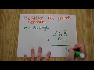 Mathematics - Column addition with exchange