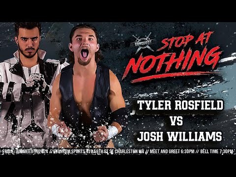 Josh Williams returns to Pro Wrestling Conquest to take on debuting Tyler Rosfield !!