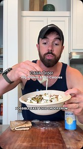 Josh New on Instagram: "(By request!) Best CAVA order - my fav and go-to⁣ ⁣ #healthylunchideas #highproteinmeal #cavabowlideas"