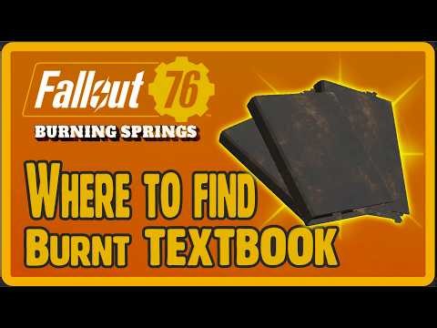 How to Find Burnt Books in Burning Springs | Fallout 76