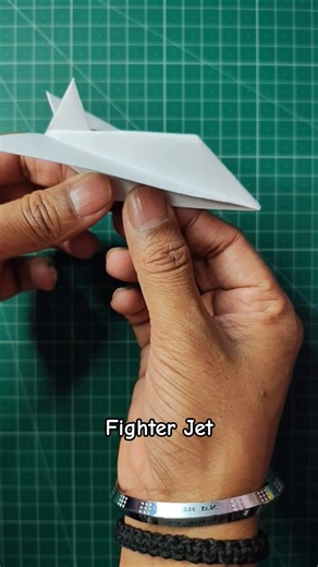 Easy Origami Fighter Jet Aircraft Tutorial ✈️ | Super Fast Paper Jet!