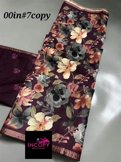 In copy Brand Saree Collection New Premium Quality booking no 6203759898#viral#onlineshopping #saree