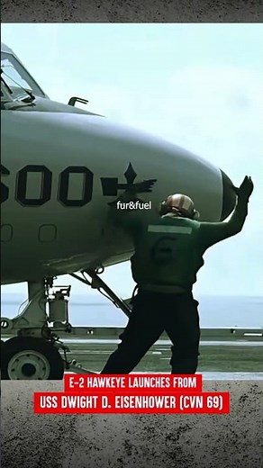 E-2 Hawkeye Launch from USS Dwight D. Eisenhower