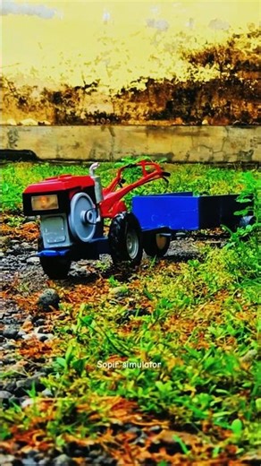 RC miniatur Traktor Sawah #shorts #miniaturtraktor #traktor