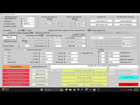 SCAPS-1D Parameters Explained | Basics for CNT-Based Solar Cell Design. Part-1 (Bangla explanation)