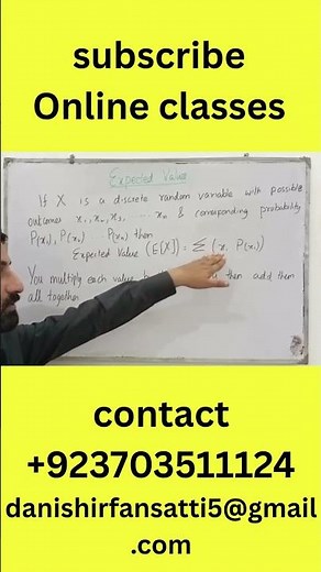 Expected Values | Probability and Statistics Explained #Shorts