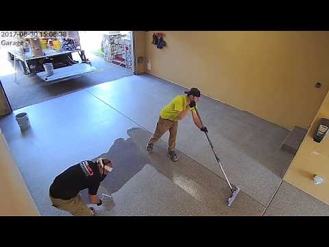 MMA Garage Floor Installation