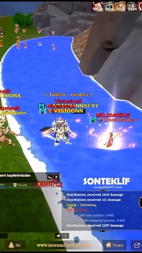 Herkesin Oynamak İsteyeceği Tek Atan Warrior İle 200 Kill Alıyor! #nowaonline #nowa #atlas #shorts