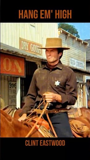 Jed Cooper (Clint Eastwood) tracks one DOWN-HANG EM' HIGH 1968 #westernfilm #classicwestern