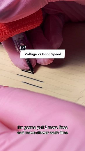 Mastering Tattoo Lining: Voltage and Hand Speed Techniques