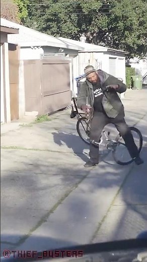 Bait Bike Splits in Half Prank