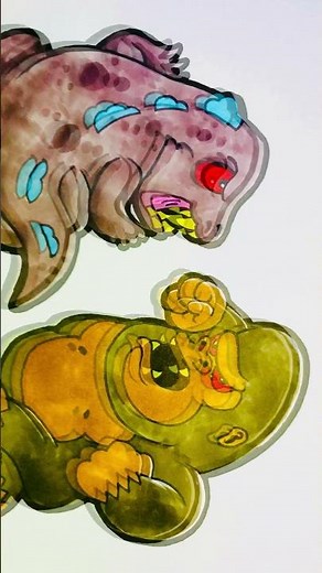 How to Draw and Colour a GODZILLA VS KONG FIGHT SCENE | easy | step by step | #SGartroom #Shorts