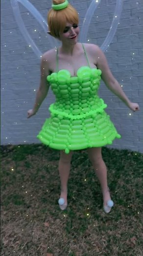 Tinker Bell balloon Cosplay
