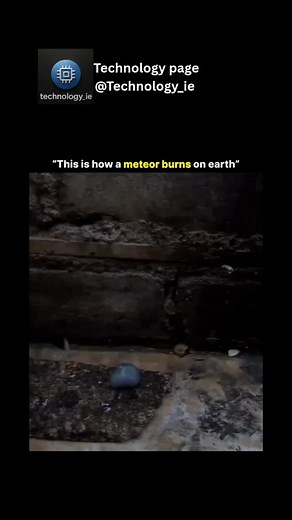 Technology page on Instagram: "Witness the incredible power of nature in this mind‑blowing simulation! 🔥🌎 This is how a meteor tears through Earth’s atmosphere, burning and blazing as it crashes into the ground, leaving a spectacular trail of fire and energy. Imagine the sheer force, the heat, and the awe‑inspiring physics at play when space rock meets our planet. The video captures the intense moment of impact, showing the meteor’s fiery descent and the dramatic aftermath on the rocky surface