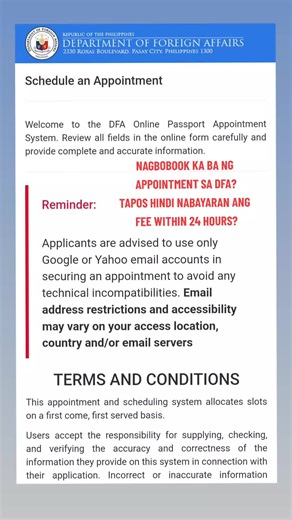 PH DFA APPOINTMENT #DFA #passport #passportrenewal #passportready #passportappointment #ph