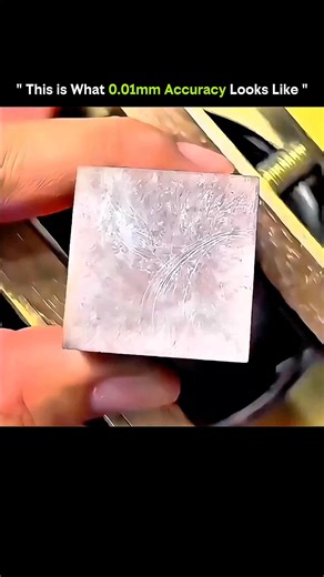 BANK OF KNOWLEDGE on Instagram: "📏 This Is What 0.01mm Accuracy Looks Like — Precision Perfected • 0.01mm isn’t just small — it’s nearly invisible to the naked eye. • At this scale, even a human hair is 5–10 times thicker. • High-precision engineering relies on this level of accuracy for flawless performance. • CNC machines, micrometers, and laser cutters achieve these tolerances consistently. • Every movement, cut, or adjustment is monitored by sensors and feedback systems. • Components like a