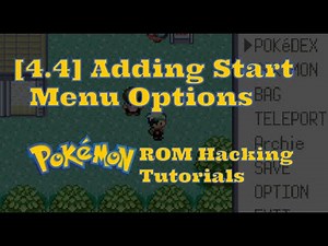 [4.4] Adding Start Menu Options: A Teleporter (Pokemon ROM Hacking Tutorial)