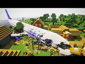 Realistic Minecraft Plane Crashes #1 | Teardown