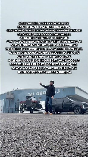 Who's coming to see me in the new year! Grab your tickets NOW! chasematthewtickets.com #countrymusic