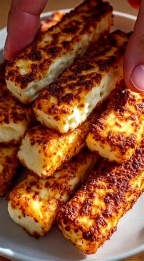 🧀 2-Ingredient Cottage Cheese Cheese Sticks — Crispy, Cheesy & Low-Carb! 🥖✨ Craving a guilt-free cheesy snack? These crispy cheese sticks are made with just cottage cheese and shredded mozzarella, baked to golden perfection with a melty, creamy inside. Packed with protein and super easy to make, they’re perfect for snacking, appetizers, or keto-friendly bites! 🛒 Ingredients 1 cup cottage cheese (drained of excess moisture) 1 cup shredded mozzarella cheese Optional: Italian seasoning, garlic p