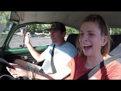 Teaching my 14 year old to drive her 1968 VW Bug