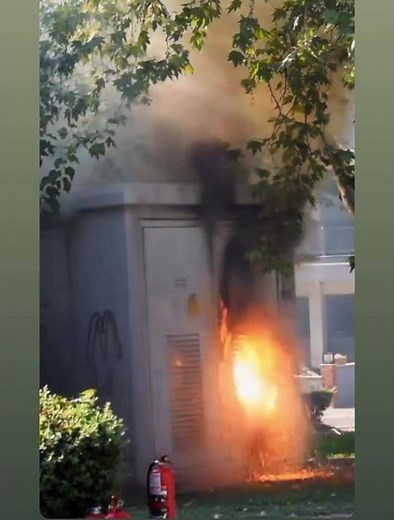 Transformer Explosion Caught on Camera!