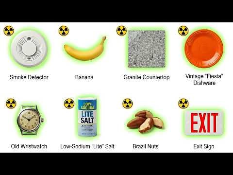 Every RADIOACTIVE Thing in Your House Explained in 5 minutes