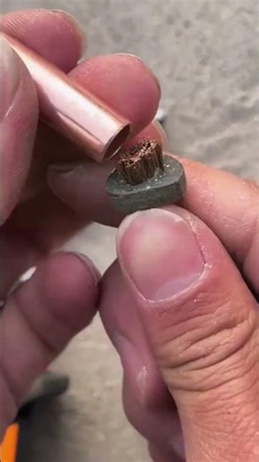 Copper cable terminal head installation process