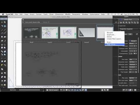 AutoCAD for Mac: Using Layouts