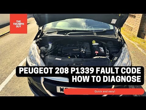 Peugeot 208 P1339 Fault Code Diagnosis | Misfire Detection & Fix Guide