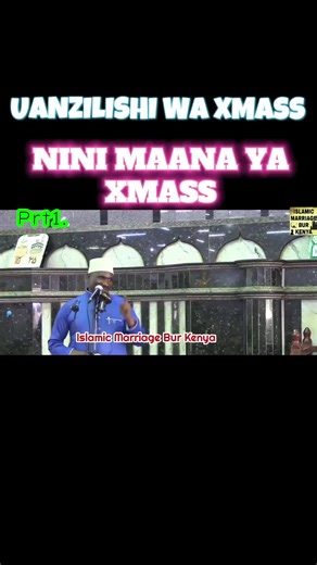 NINI MAANA YA XMASS: UENZI WA TRADICIÓN NA NDOA