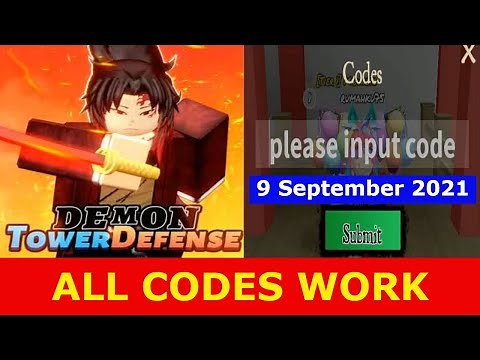 *ALL CODES WORK* [6⭐Yorichi] Demon Tower Defense Simulator ROBLOX | September 9, 2021
