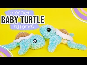 Adorable Crochet Baby Turtle | Beginner Friendly Pattern & Tutorial