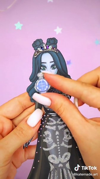 Handmade Halloween Paper Doll House Crafts Tutorial