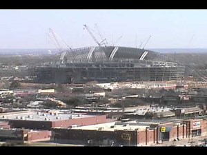 The Cowboys Stadium in three minutes via Time lapse