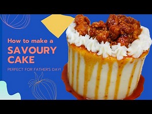 How to make a SAVOURY CAKE - CAKES BY MEG