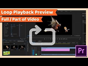 How to Loop Playback Preview | Adobe Premiere Pro CC Tutorial