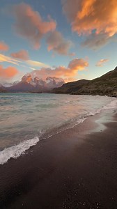 Sunrise in Torres del Paine National Park, Chile
