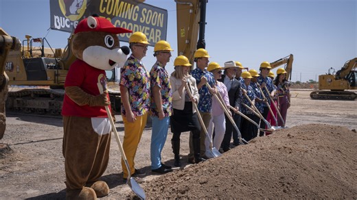 See Buc-ee's travel center groundbreaking in Goodyear, AZ
