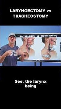 Respiratory Therapy - Laryngectomy vs Tracheostomy Explained