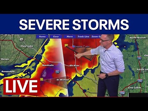 LIVE | Tornadoes reported, severe storms in Twin Cities metro