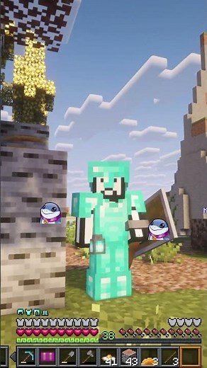 How to punch an aspen tree in Minecraft #minecraft #howtominecraft
