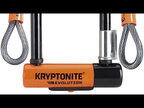 Kryptonite Evolution 11-14mm U-Lock with FlexFrame-U Bracke