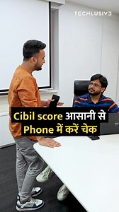 74K views · 738 reactions | Check your cibil score in your phone! #cibilscore #loan #tipsandtricks #howto #technology | Techlusive | Facebook
