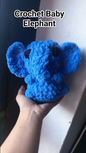 Crochet baby elephant 🐘 | Free pattern for Beginners