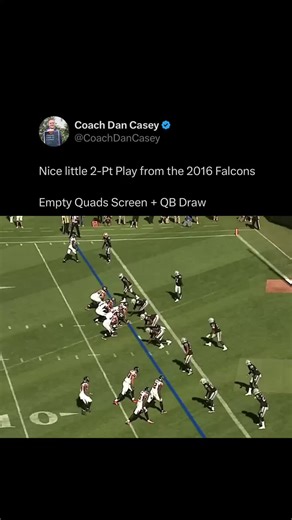 2023 Falcons Empty Quads Screen and QB Draw Breakdown