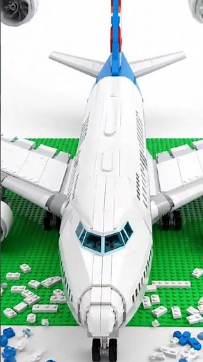 Boeing 747 Lego Build Animation #lego #automobile